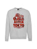 OLDSKULL Sweatshirt ASIAN TOKYO TIGER in Heather Grey