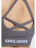 SMILODOX Sport BH Cetrina in Anthrazit