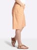 sheego Bermudas in apricot-steingrau-bedruckt
