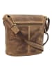 Greenburry Vintage Umhängetasche Leder 20 cm brown