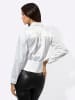 creation L Satin-Bluse in ecru