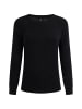 DreiMaster Klassik Damen Strick Pullover in SCHWARZ