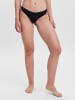 Vero Moda Ripp Slips 2-er Pack G-String Brazilian Tanga VMAGNES in Schwarz-Weiß