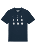 wat? Apparel T-Shirt Moonphases in Dunkelblau