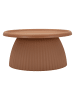 Mauro Ferretti Couchtisch aus ziegelrotem PP, Ø 70 x 35 cm