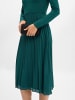 Ambiance Plisseekleid in tanne - 0002