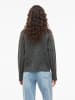 Vila Strickpullover in Dark Grey Melange