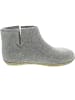 glerups Boot Hausschuh Grau