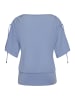 LASCANA Rundhalsshirt in hellblau