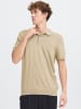 CASUAL FRIDAY Einfarbiges Poloshirt Kurzarm Klassische Passform in Natur