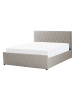 Beliani Doppelbett ROCHEFORT in Grau - (W) 150 x (H) 99 x (L) 214 cm