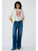 Oui Strickjacke in offwhite
