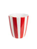 Blond Amsterdam Becher Roter Streifen in Rot - 350 ml