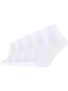 s.Oliver Unisex-Kurzsocken 5 Paar in weiß