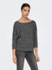 ONLY Top in Dark Grey Melange