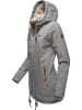 ragwear Winterjacke Zuzka Winter in Grey Zig Zag21