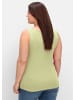 sheego Tanktop in pistazie