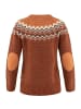 FJÄLLRÄVEN Övik Knit Sweater in Dunkelorange