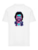 F4NT4STIC Oversize T-Shirt TV Times Jeremy Beadle 1982 Pop Art in weiß