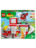 duplo Town 10970 Feuerwehrwache mit Hubschrauber