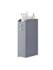 VASAGLE Badkommode Siren in Grau - (B)18 x (H)70 x (T)40 cm
