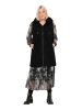 Ulla Popken Long-Weste in schwarz