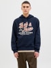 Jack & Jones Kapuzenpullover in Sky Captain