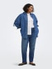 ONLY Carmakoma Jeanshemd in Medium Blue Denim