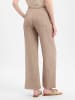 MAC HOSEN Leinenhose Chiara Belt in taupe