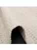 Pergamon Baumwolle Natur Kelim Teppich Sandy Meliert in Grijs