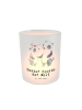 Mr. & Mrs. Panda Windlicht Panda Bester Cousin der Welt mit Spruch in Transparent
