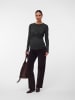 Vero Moda Hose mit weitem Beinschnitt in Chocolate Torte 1