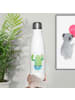 Mr. & Mrs. Panda Trinkflasche Kaktus Happy ohne Spruch in Weiß