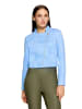 BETTY & CO Bikerjacke mit Stehkragen in Hellblau