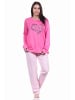 NORMANN Pyjama langarm Schlafanzug - 70747 in pink