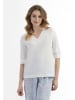 Albee Women Blusenshirt Mit Spitze in Weiss