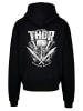 F4NT4STIC Ultra Heavy Hoodie Marvel Thor Ragnarok Thor Hammer Logo in schwarz