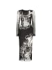 Desigual Schwarz Polyester Damen Kleid