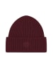 Faera Weiche, gestrickte Mütze für kühle Tage, stylisch und warm in Weinrot