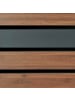 MCW 1er/2er-Mülltonnenverkleidung J81 erweiterbar, Kirsche-Holzoptik dunkelbraun