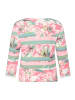 Betty Barclay Shirtjacke mit Rippenstruktur in Rosé/Cream