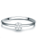 Trilani Ring Sterling Silber Zirkonia in silber