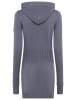 Kangaroos Kapuzenstrickjacke in graublau