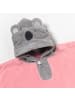 Schlummersack Frottee Badeponcho in Rosa-Weiß