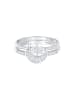 Elli Ring 925 Sterling Silber Astro, Halbmond, Ring Set, Sterne in Silber