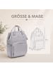 fillikid Wickelrucksack Barcelona Exklusiv in Stone Grey