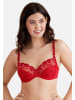 Conturelle Bügel-BH Provence in tango red