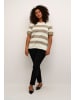 KAFFE curve Strickpullover KClizzy Regular fit in Chinchilla M/Turtle.BoldStripe