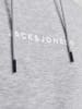 Jack & Jones Kapuzenpullover in Light Grey Melange