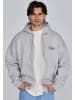 SikSilk Sweatjacke Essentials Full Zip in Grey Marl
